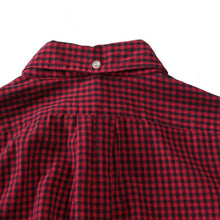 Load image into Gallery viewer, 1960's "ARROW" GINGHAM CHECK COTTON BD SHIRT (MEDIUM)