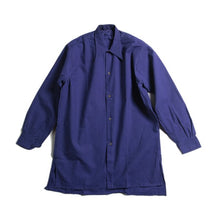 Load image into Gallery viewer, NOS 1930's FRENCH WORK COTTON LINEN SHIRT (MEDIUM)