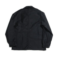 Load image into Gallery viewer, 1940's ~ FRENCH BLACK MOLESKIN WORK JACKET (LARGE) MINT CONDITION