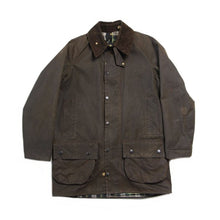 Load image into Gallery viewer, ~ 1990's "BARBOUR" MOORLAND WAXED COTTON COAT (38)