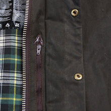 Load image into Gallery viewer, ~ 1990's "BARBOUR" MOORLAND WAXED COTTON COAT (38)