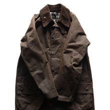 Load image into Gallery viewer, ~ 1990's "BARBOUR" MOORLAND WAXED COTTON COAT (38)