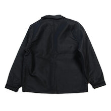 Load image into Gallery viewer, NOS 1950's "LABOUREUR" BLACK MOLESKIN FRENCH WORK JACKET (50)