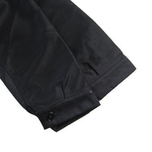 Load image into Gallery viewer, NOS 1950's "LABOUREUR" BLACK MOLESKIN FRENCH WORK JACKET (50)