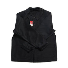 Load image into Gallery viewer, NOS 1950's "LABOUREUR" BLACK MOLESKIN FRENCH WORK JACKET (50)