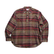 Load image into Gallery viewer, 1960's "SCOTCHGARD" COTTON CHECK PULLOVER BDSHIRT (LARGE)