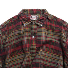 Load image into Gallery viewer, 1960's "SCOTCHGARD" COTTON CHECK PULLOVER BDSHIRT (LARGE)