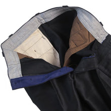 Load image into Gallery viewer, NOS ~ 1940's FRENCH BLACK MOLESKIN TROUSER (W31)