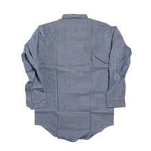 Load image into Gallery viewer, NOS 1950's ~ "TROUT MAN" WORK BLUE CHAMBRAY SHIRT (14 HALF)