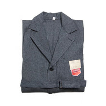 Load image into Gallery viewer, NOS 1950's FRENCH SALT & PEPPER CHAMBRAY WORK COAT (MEDIUM)