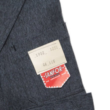 Load image into Gallery viewer, NOS 1950's FRENCH SALT & PEPPER CHAMBRAY WORK COAT (MEDIUM)