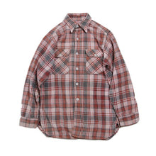 Load image into Gallery viewer, ~ 1960's "KING KOLE" COTTON FLANNEL SHIRT (MEDIUM)