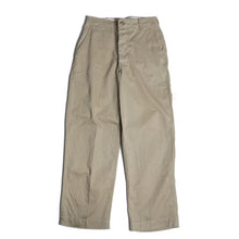Load image into Gallery viewer, 1940's ~ "USARMY" DOUBLE STITCH CHINO TROUSER (W31)