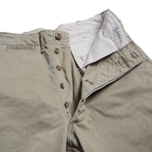 Load image into Gallery viewer, 1940's ~ "USARMY" DOUBLE STITCH CHINO TROUSER (W31)