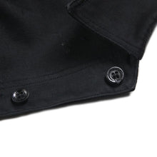Load image into Gallery viewer, 1940's FRENCH BLACK MOLESKIN JACKET MINT CONDITION (FOR WOMEN X-SMALL)