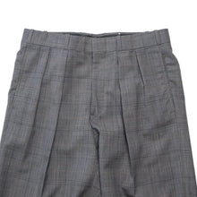 Load image into Gallery viewer, OLD GLEN CHECK TWO TUCK SLACKS (W32)