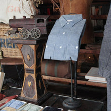 Load image into Gallery viewer, ANTIQUE JAPANNED CLOTHES DESPLAY RACK