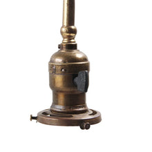 Load image into Gallery viewer, ANTIQUE "FARIES" BRASS DESK LAMP