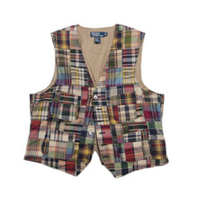 Load image into Gallery viewer, "RALPH LAUREN" INDIA MADRAS PATCHWORK VEST (LARGE)