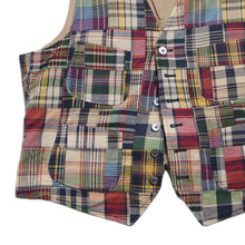 Load image into Gallery viewer, "RALPH LAUREN" INDIA MADRAS PATCHWORK VEST (LARGE)