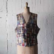 Load image into Gallery viewer, "RALPH LAUREN" INDIA MADRAS PATCHWORK VEST (LARGE)