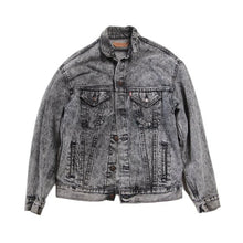 Load image into Gallery viewer, OLD "LEVI'S" BLACK DENIM OVER JACKET (X-LARGE)
