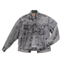 Load image into Gallery viewer, OLD "LEVI'S" BLACK DENIM OVER JACKET (X-LARGE)