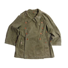 Load image into Gallery viewer, 1940's FRENCH ARMY M-38 MOTOR CYCLE COAT (MEDIUM)