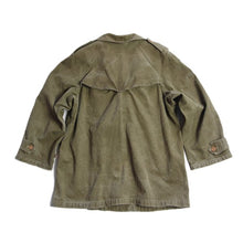Load image into Gallery viewer, 1940's FRENCH ARMY M-38 MOTOR CYCLE COAT (MEDIUM)