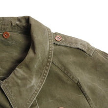Load image into Gallery viewer, 1940's FRENCH ARMY M-38 MOTOR CYCLE COAT (MEDIUM)