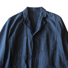 画像をギャラリービューアに読み込む, 〜1940's INDIGO COTTON FRENCH WORK COAT (MEDIUM)