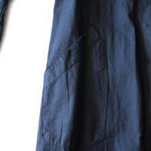 画像をギャラリービューアに読み込む, 〜1940's INDIGO COTTON FRENCH WORK COAT (MEDIUM)