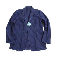 Load image into Gallery viewer, NOS "LE VETEMENT DE FORCE" COTTON TWILL FRENCH WORK JACKET (LARGE)