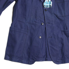 Load image into Gallery viewer, NOS "LE VETEMENT DE FORCE" COTTON TWILL FRENCH WORK JACKET (LARGE)