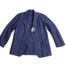 Load image into Gallery viewer, NOS "LE VETEMENT DE FORCE" COTTON TWILL FRENCH WORK JACKET (LARGE)