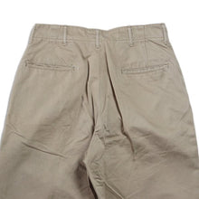 Load image into Gallery viewer, 1950's "USARMY" CHINO TROUSER (W32)