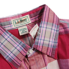 Load image into Gallery viewer, NOS 1980's "LLBEAN" INDIA MADRAS COTTON SHIRT (MEDIUM)