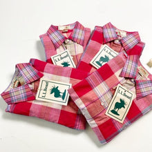 Load image into Gallery viewer, NOS 1980's "LLBEAN" INDIA MADRAS COTTON SHIRT (MEDIUM)