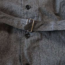 画像をギャラリービューアに読み込む, N.O.S 1940's FRENCH BLACK CHAMBRAY WORK COAT (MEDIUM)
