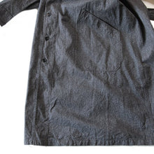 画像をギャラリービューアに読み込む, N.O.S 1940's FRENCH BLACK CHAMBRAY WORK COAT (MEDIUM)