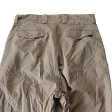 Load image into Gallery viewer, ~ 1960's FRENCH ARMY M-52 CHINO TROUSER (W33)