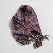 Load image into Gallery viewer, 1960's PAISLEY FRINGE STOLE