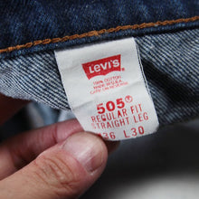 Load image into Gallery viewer, 1980's ~ "LEVI'S" 505 STRAIGHT DENIM PANTS (W34) MINT CONDITION