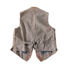 Load image into Gallery viewer, ~ 1940's FRENCH WORK CORD'S VEST (LARGE) MINT CONDITION