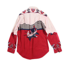 Load image into Gallery viewer, 1980's "RALPH LAUREN" MADE IN USA NATIVE FLANNEL SHIRT (LARGE)