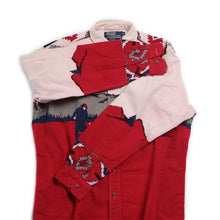 Load image into Gallery viewer, 1980's "RALPH LAUREN" MADE IN USA NATIVE FLANNEL SHIRT (LARGE)
