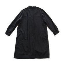 画像をギャラリービューアに読み込む, 1940's FRENCH BLACK MOLESKIN WORK COAT (UNISEX)