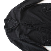 画像をギャラリービューアに読み込む, 1940's FRENCH BLACK MOLESKIN WORK COAT (UNISEX)