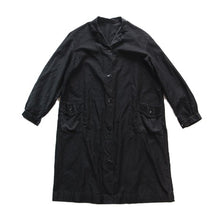 画像をギャラリービューアに読み込む, 1940's FRENCH BLACK MOLESKIN WORK COAT (UNISEX)