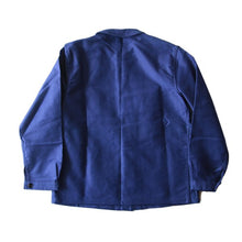 Load image into Gallery viewer, NOS 1950's ~ FRENCH BLUE MOLESKIN JACKET (LARGE)